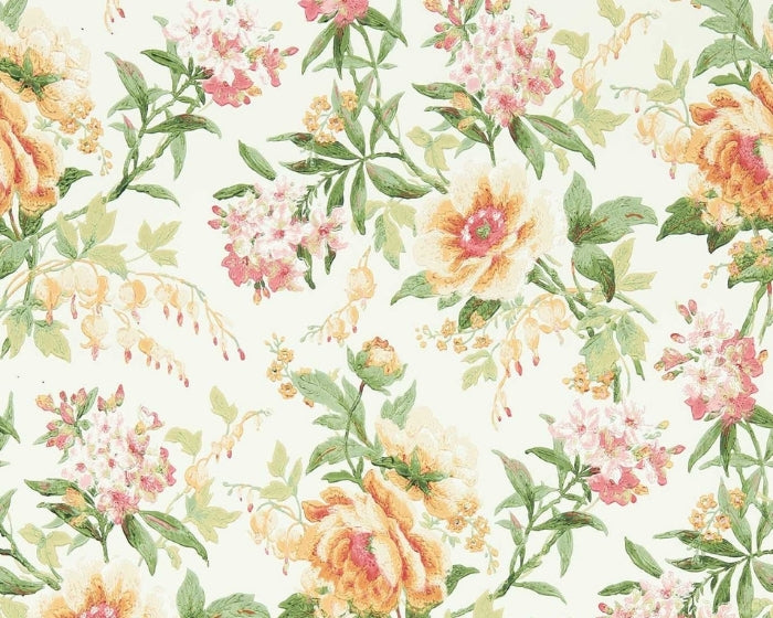 Sanderson Olivia Sky Mist/Tan 217039 Wallpaper