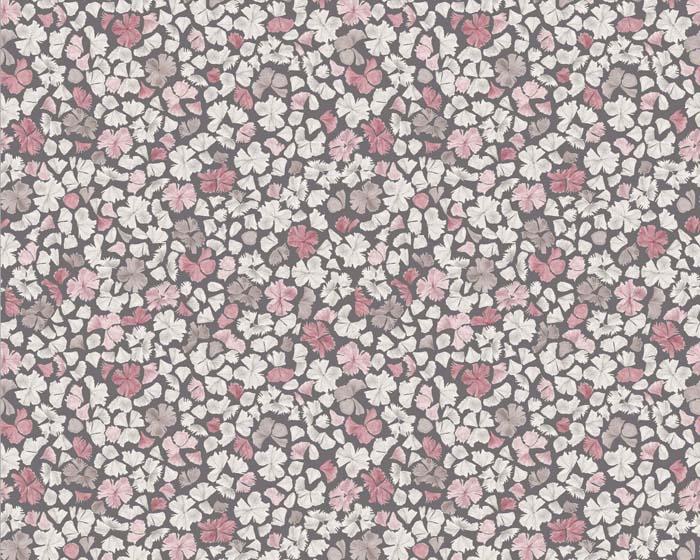 Paint & Paper Library Feather Flora Rhubarb Wallpaper