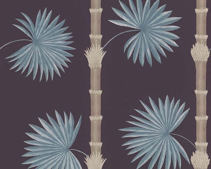 Paint & Paper Library Hardy Palm Perse Grey Wallpaper