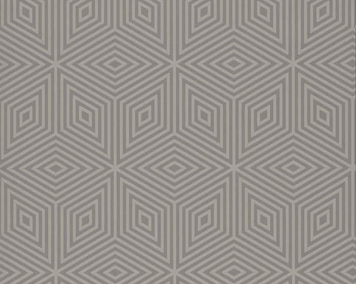 Paint & Paper Library Marquetry Tile Slate V Wallpaper