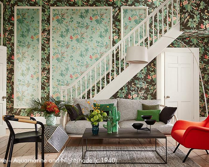 Little Greene Paradise Pink 0247PAPINK Wallpaper