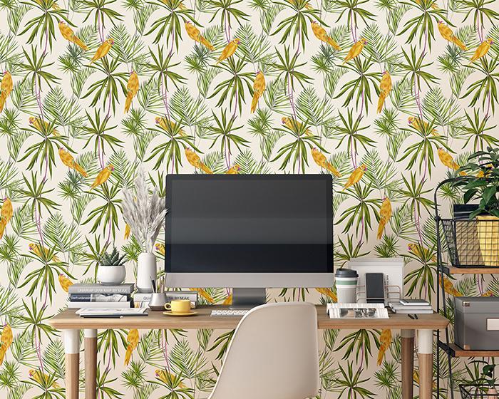 OHPOPSI Paradise Chalk Wallpaper WLD53125W
