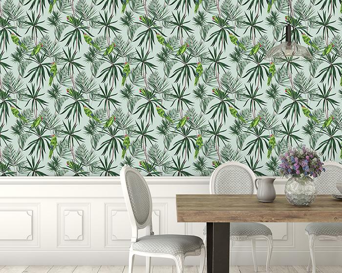 OHPOPSI Paradise Duck Egg Wallpaper WLD53124W