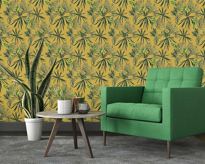 OHPOPSI Paradise Mustard Wallpaper WLD53126W