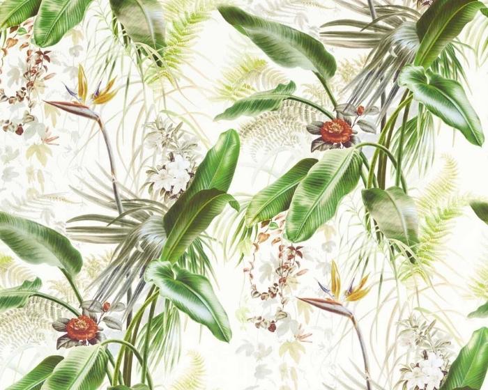 Zoffany Paradise Row Wallpaper Evergreen 312989