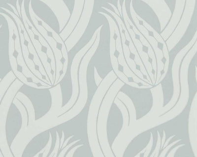 Zoffany Persian Tulip Wallpaper Quartz Grey 312995