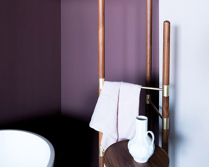 Paint & Paper Library Plum Brandy on walls