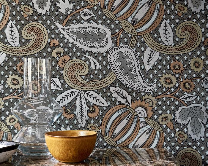 Little Greene Pomegranate Prophet 0293ASISLAN Wallpaper