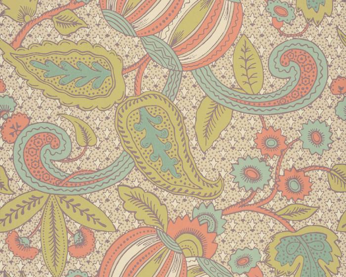 Little Greene Pomegranate Bazaar 0293ASISLAN Wallpaper