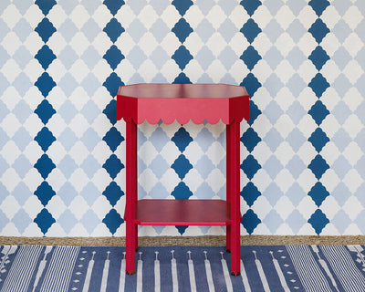 Barneby Gates Quilted Harlequin Wallpaper on a wall