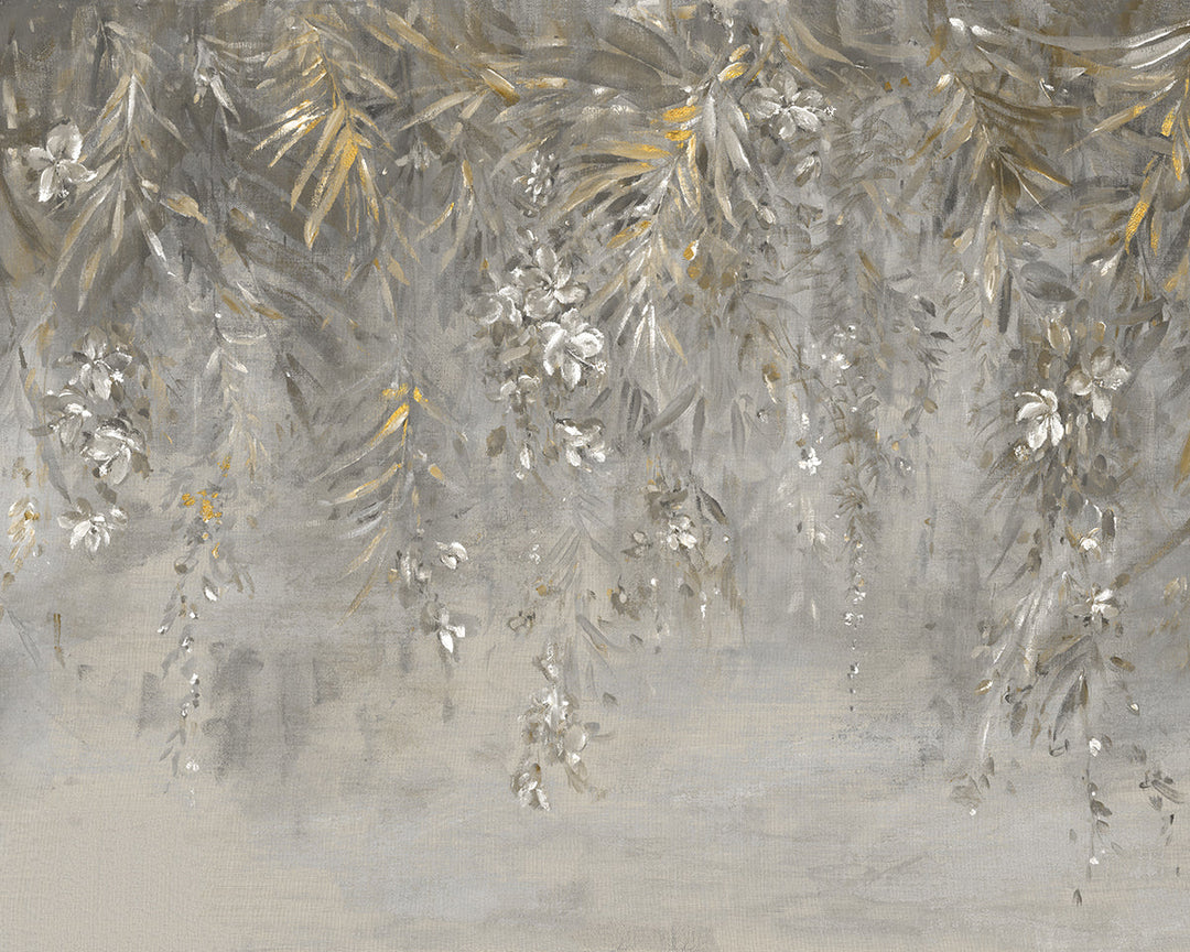Rebel Walls Honolulu Mural Wallpaper Gold 