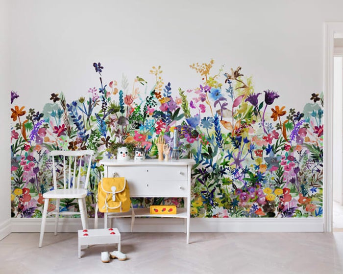 Rebel Walls May Meadow Wallpaper per m2 in Room