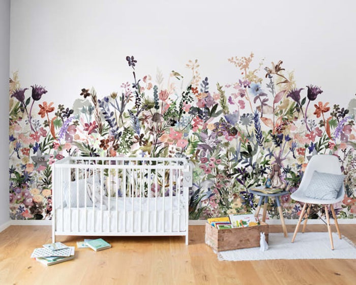 Rebel Walls May Meadow - Pastel Wallpaper per m2 in Room