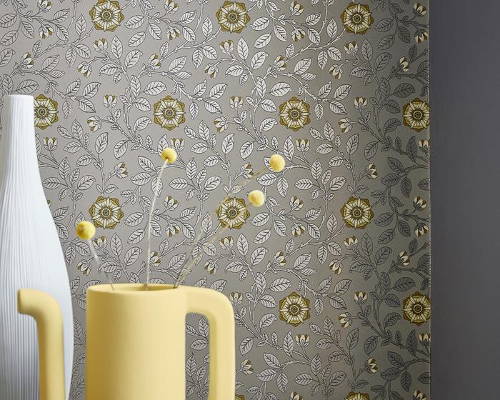 Little Greene Richmond Green Platinum 0251RGDORCA Wallpaper