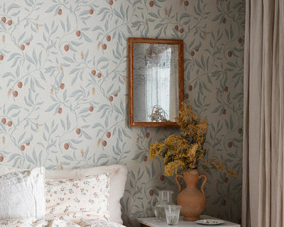 Sandberg Vinnie Wallpaper in a bedroom