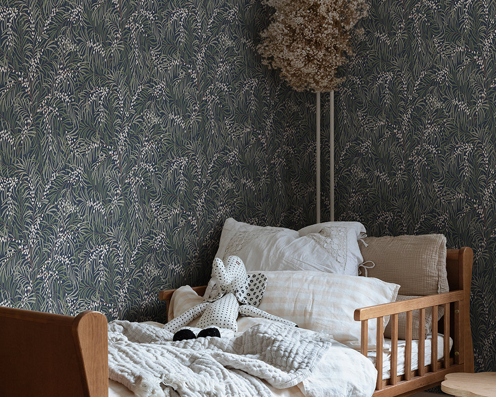 Sandberg Idun Wallpaper on a children's bedroom wall