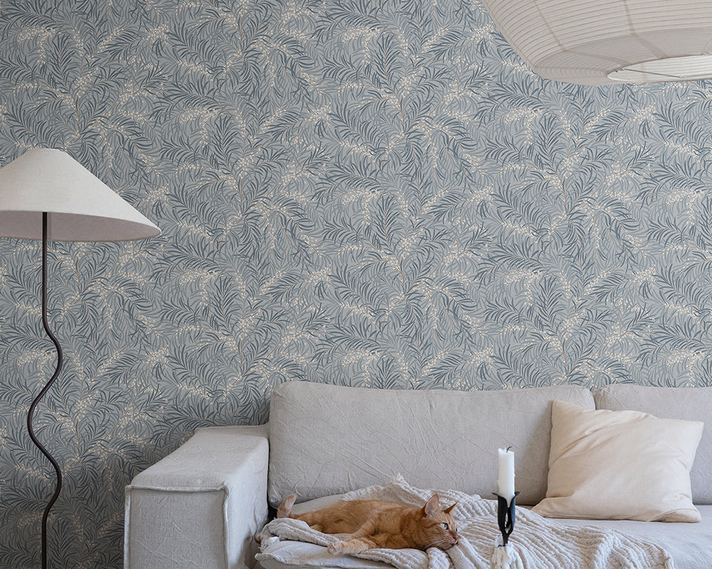 Sandberg Idun Wallpaper in a living room