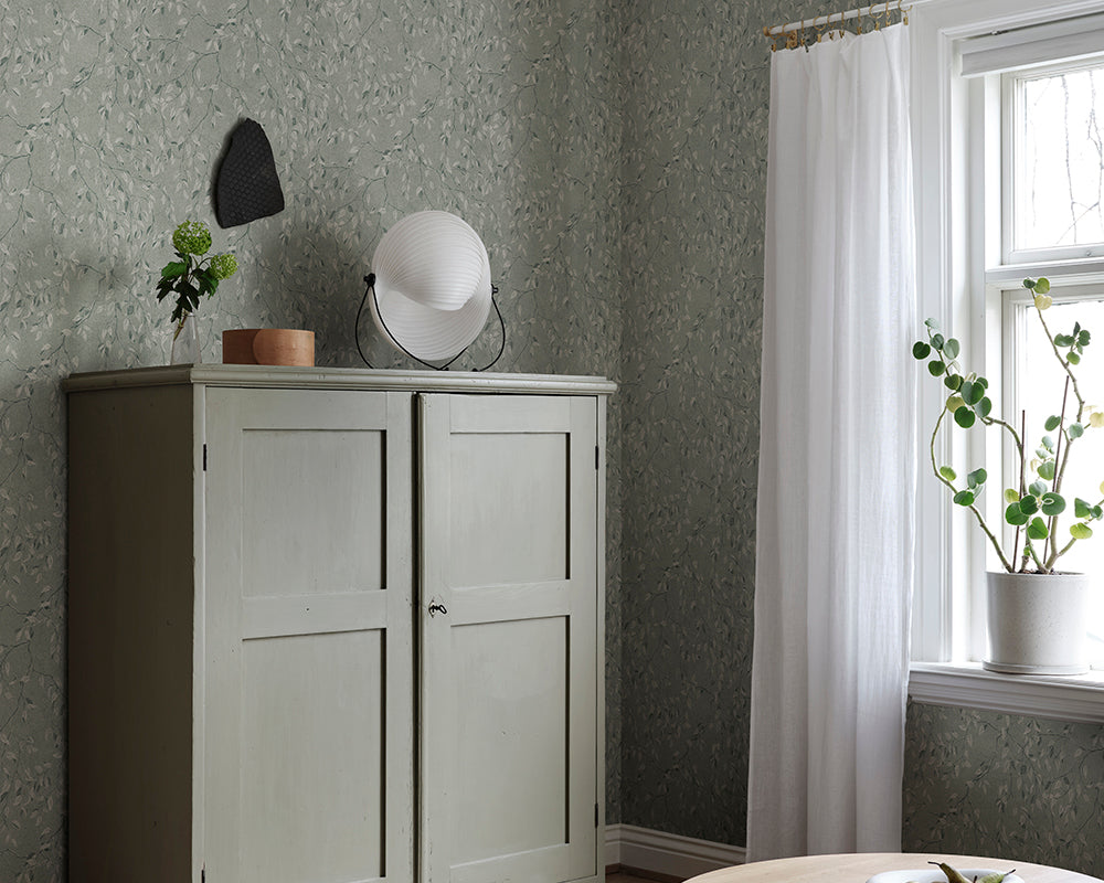 Sandberg Lise Wallpaper with a cupboard