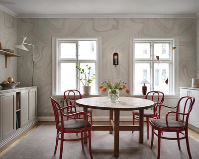 Sandberg Klint Wallpaper in a dining room