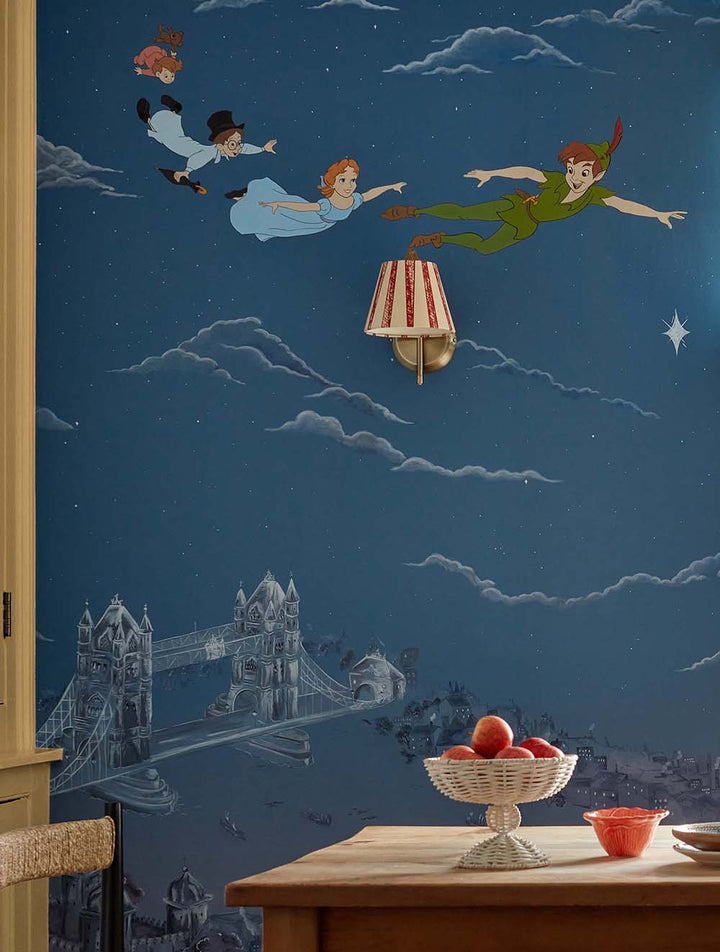 Sanderson Peter Pan Wallpaper full length of the mural