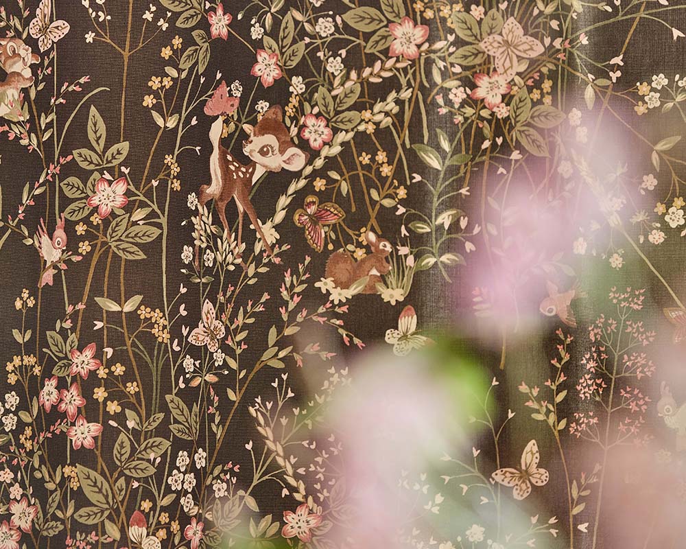 Sanderson Bambi Wallpaper close up