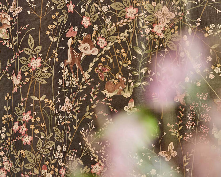 Sanderson Bambi Wallpaper close up