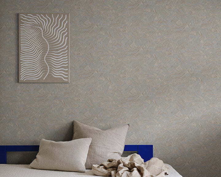 Sandberg Marion Misty Blue Wallpaper