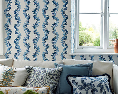 Sanderson Oxbow Wallpaper in a home