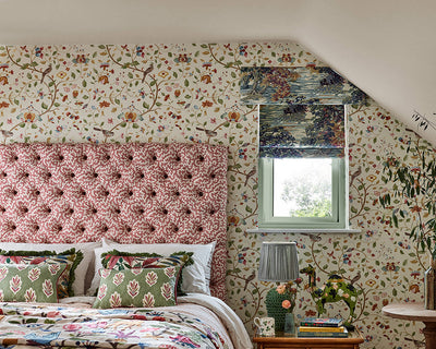 Sanderson Aril's Garden Wallpaper in a home