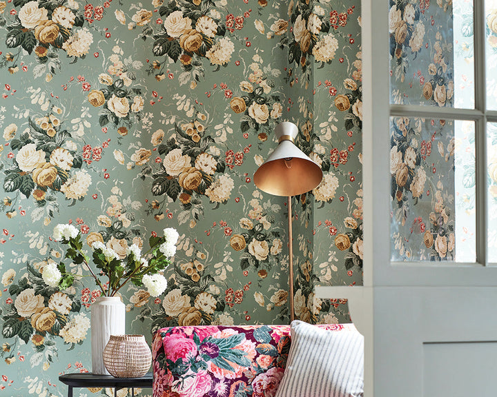 Sanderson Stapleton Park Wallpaper in Room