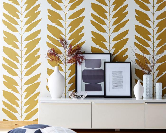 Scion Malva Liquorice 111308 Wallpaper