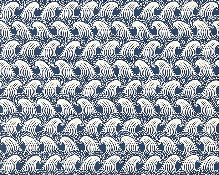Scion Ride The Wave Wallpaper - Denim