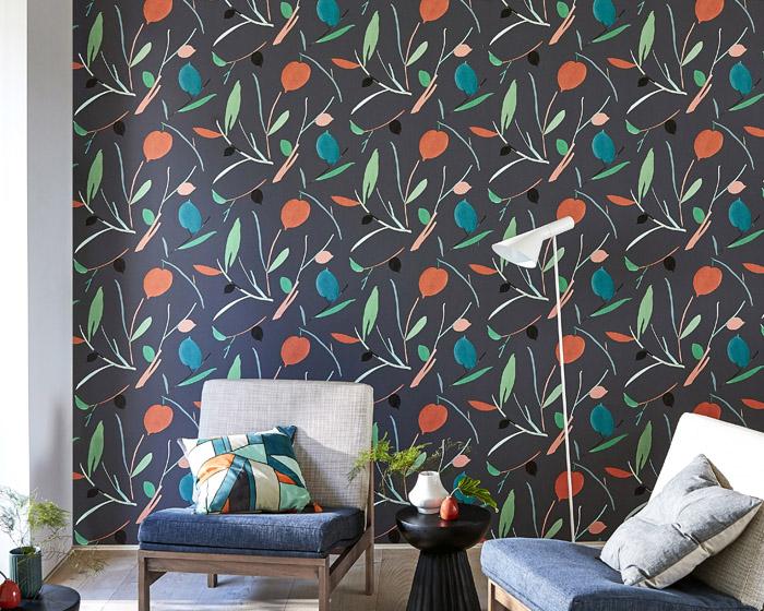 Scion Oxalis Papaya/Honey 111995 Wallpaper