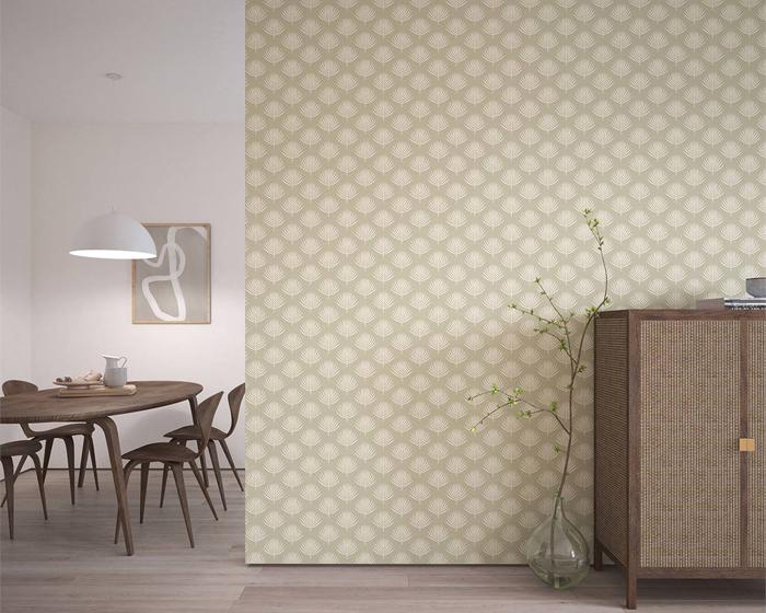 Scion Ballari Parchment 112210 Wallpaper