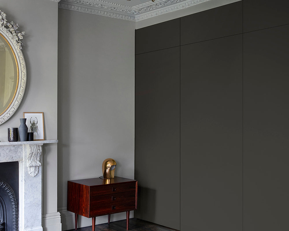 Paint & Paper Library Hornblende paint on a wardrobe