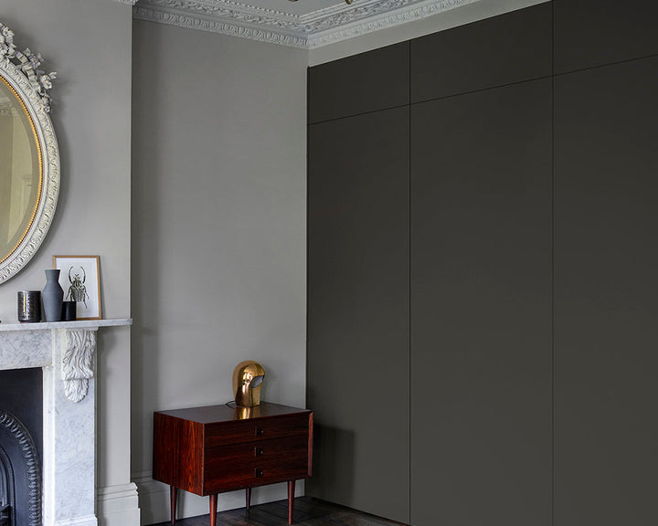 Paint & Paper Library Hornblende paint on a wardrobe