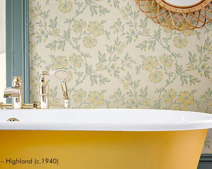 Little Greene Stitch Loch 0247STLOCHZ Wallpaper