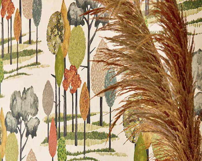OHPOPSI Tall Trees Autumn Wallpaper CEP50138W