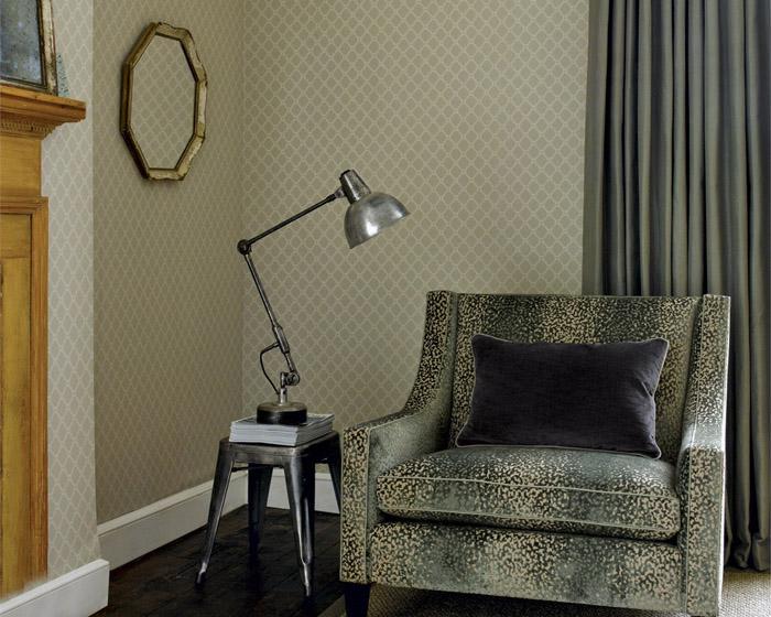 Zoffany Trellis Natural ZPAW05001 Wallpaper