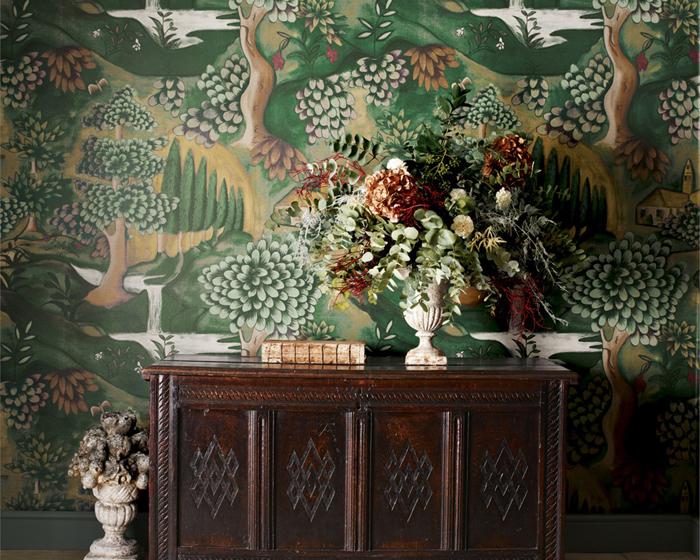 Zoffany Verdure Tapestry Green 310431 Wallpaper