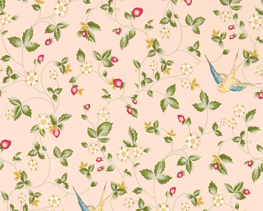 Clarke & Clarke Wild Strawberry Wallpaper