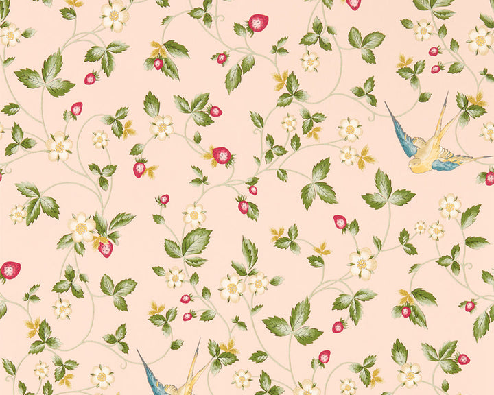 Clarke & Clarke Wild Strawberry Wallpaper