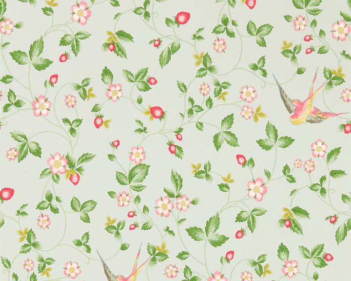 Clarke & Clarke Wild Strawberry Wallpaper