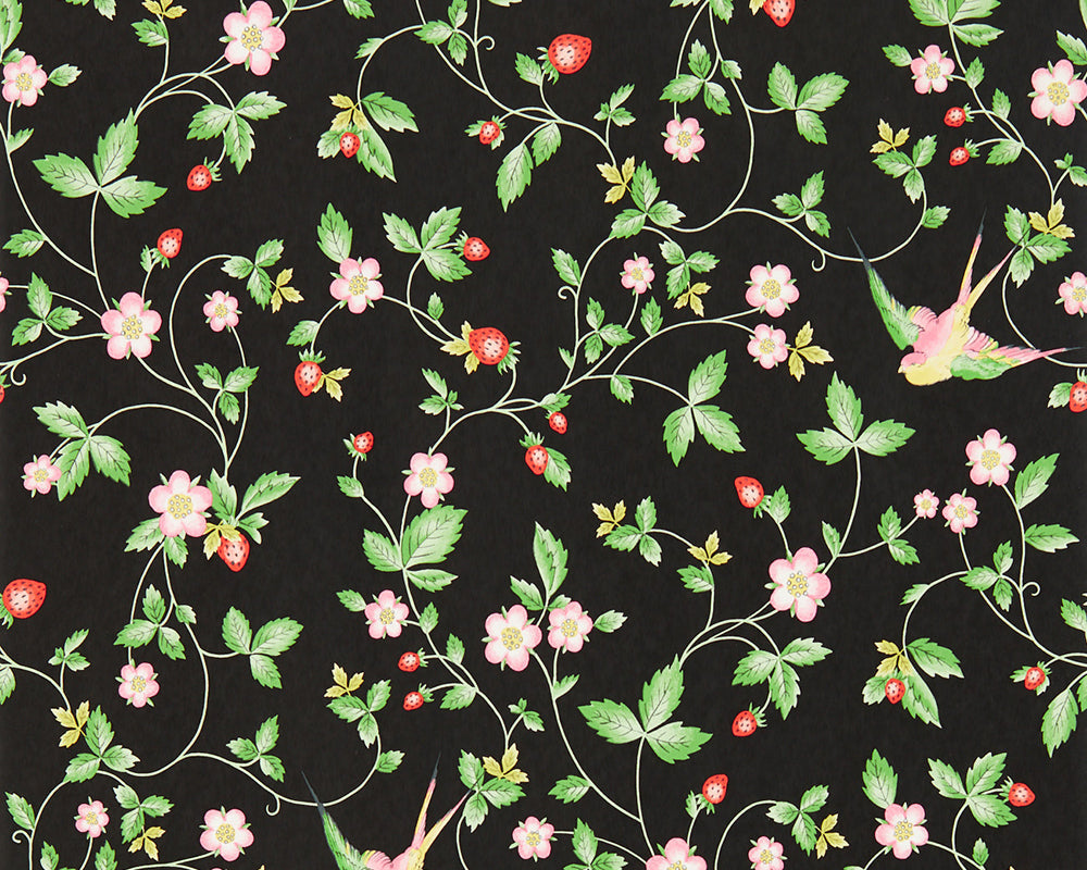 Clarke & Clarke Wild Strawberry Wallpaper