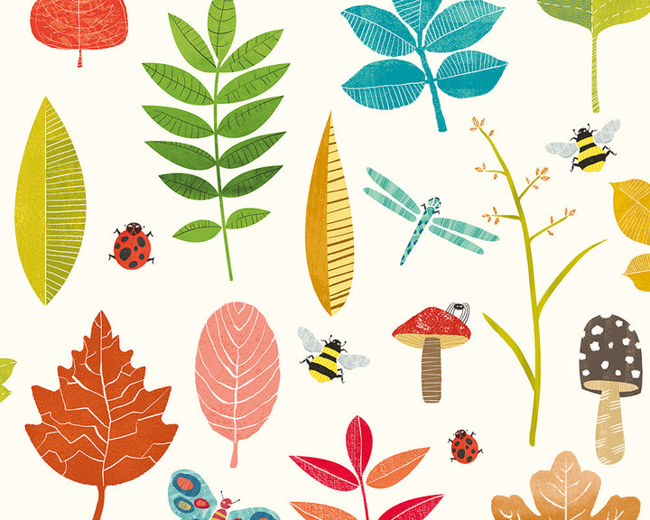 OHPOPSI Forest Floor Wallpaper