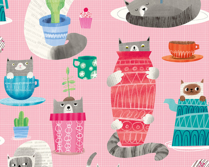 OHPOPSI Kitten Kaboodle Wallpaper