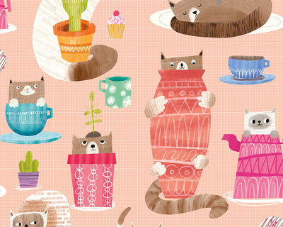 OHPOPSI Kitten Kaboodle Wallpaper