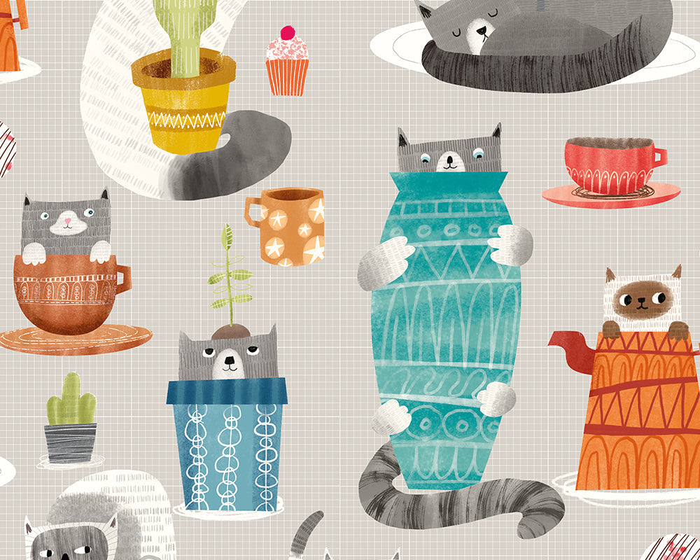 OHPOPSI Kitten Kaboodle Wallpaper