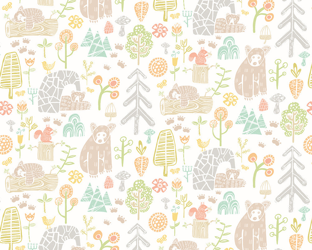 OHPOPSI Honeywood Bears Wallpaper