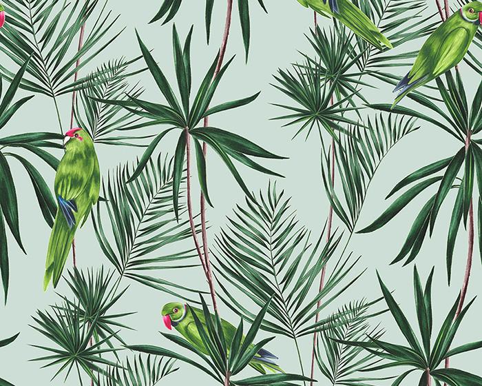 OHPOPSI Paradise Duck Egg Wallpaper WLD53124W